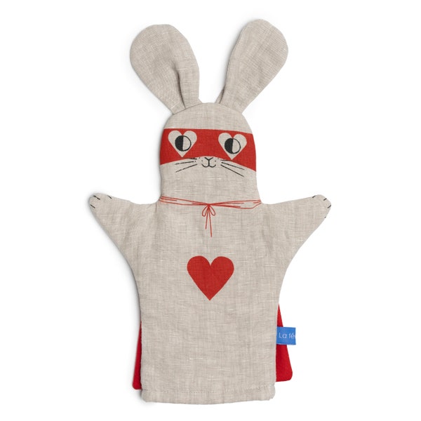 Super Love Hero Hand-Puppet /// Marionnette Super-hero de l'Amour