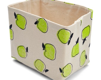 Little rectangular basquet - Green Apple ///  Petit panier rectangulaire - Pomme verte