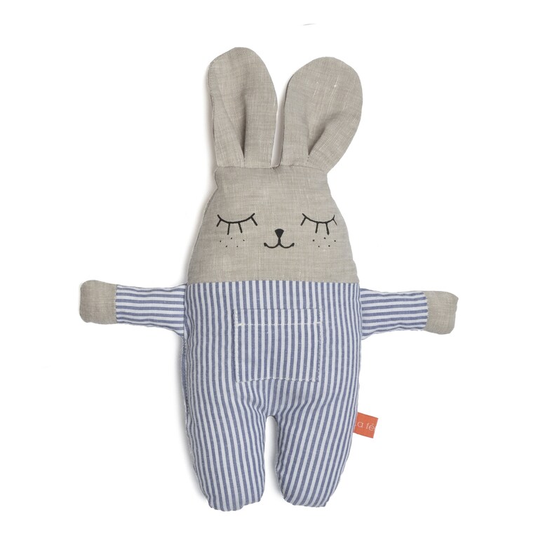 Billie the Pyjama Bunny /// Billie Lapin en Pyjama Blue Stripes