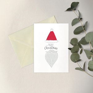 Bonnet de Noel Joyeux Noël Carte de voeux pour lui son partenaire de famille parent enfant ami