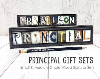Principal Gift Assistant Principal Name Sign School Principal Teacher Gift for Teacher Custom Teacher Name Sign Vice Principal Office Decor