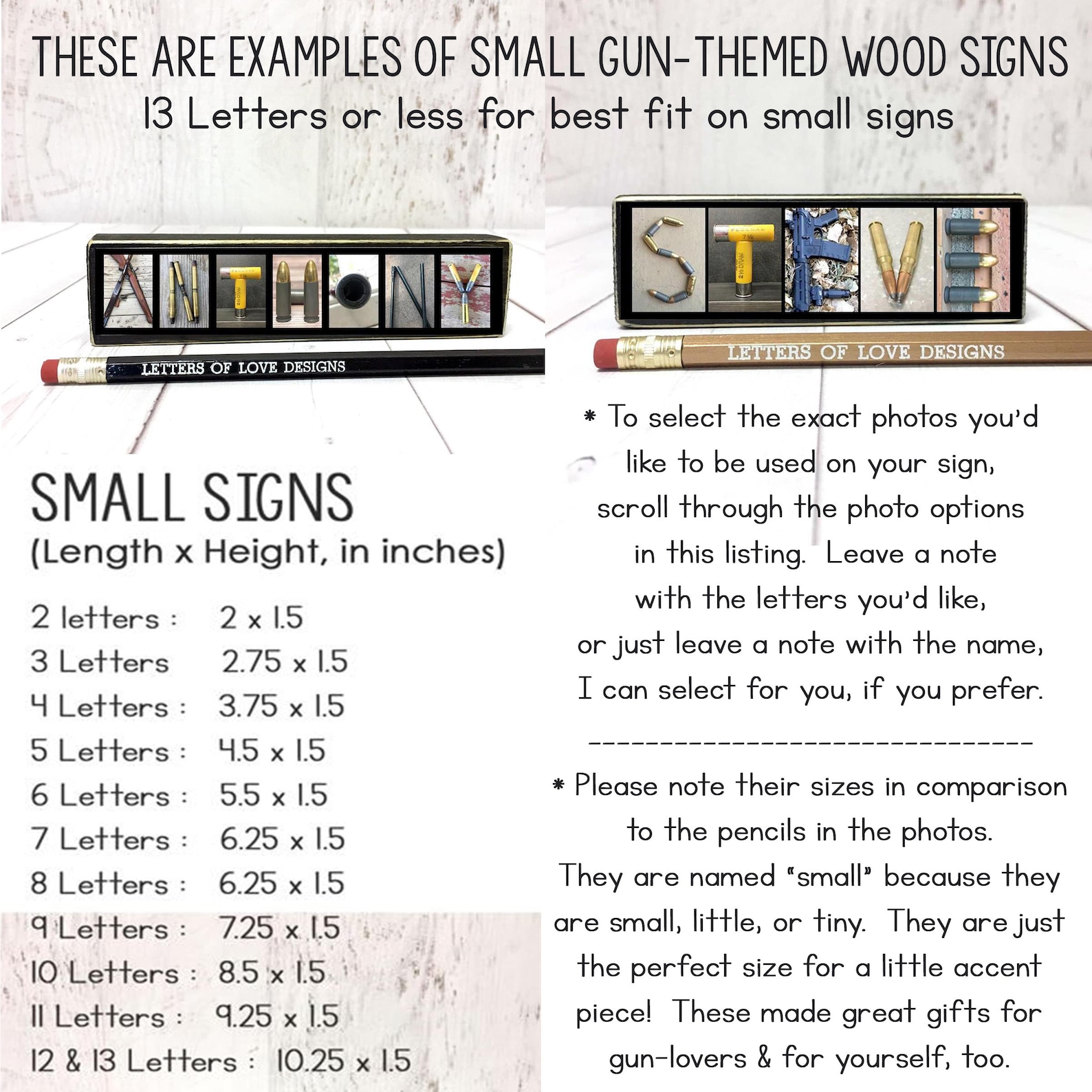 Gun Letter Art, Custom Gun Last Name Sign, Custom Gun Art Artwork, Gun ...