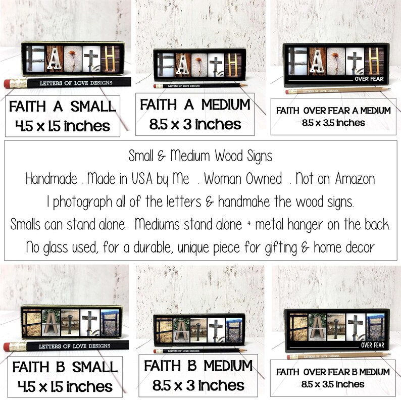 Christian Gifts & Scripture Wall Art | Faith Based Home Decor | Bible Verse Wood Signs | Christian Wall Art | Religious Home Decor Bild 8