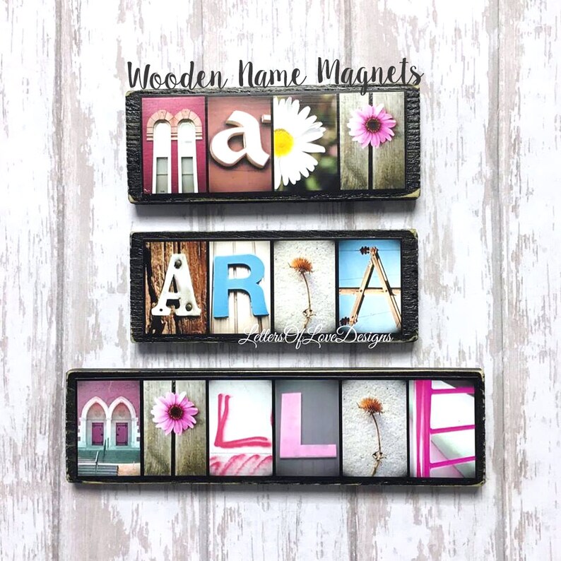 Name Refrigerator Fridge Wooden Etsy