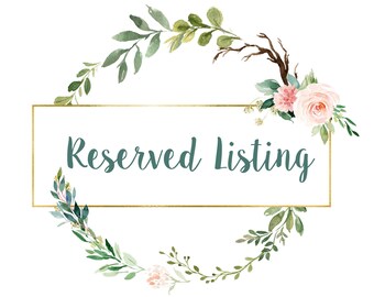 Custom Listing for Digital Item, Reserved for Customers who have been in Conversation with Seller first.  Don't Purchase without seller's ok