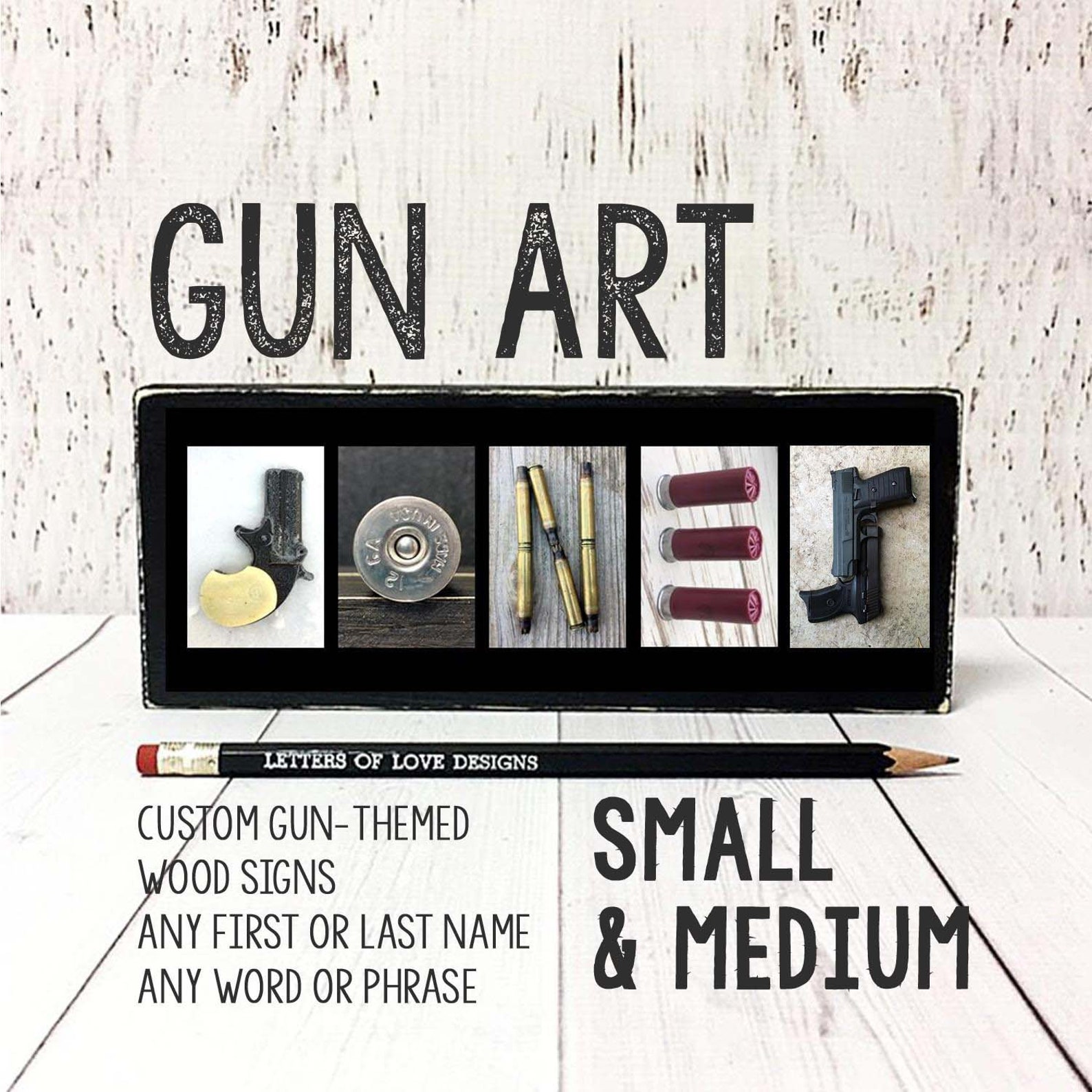 gun-letter-art-custom-gun-last-name-sign-custom-gun-art-etsy