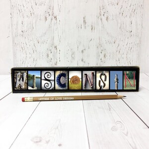 Wisconsin Sign, Wisconsin Art, Wisconsin Wood Sign, Wisconsin Gift Wisconsin Wall Art, Travel Gifts for Travelers, Wisconsin Map State Sign