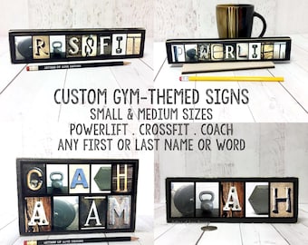 Crossfit Sign, Crossfit Gift, Crossfit Wall Art, Powerlift Powerlifting Weightlifting Sign Gift, Workout Gift, Gym Sign Gift, Fitness Gift
