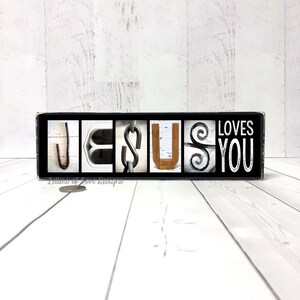 Christian Gifts & Scripture Wall Art | Faith Based Home Decor | Bible Verse Wood Signs | Christian Wall Art | Religious Home Decor Bild 19