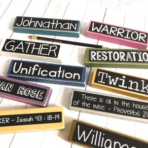 2025 Word of the Year Sign, Year Gifts, One Little Word, My Words on Wood, Custom Word Art, Custom Wood Sign, Wood Block, Inspirational Word