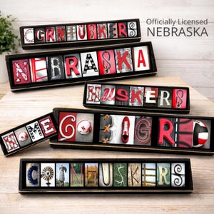 Huskers Sign, Officially Licensed University of Nebraska Huskers Gift, Nebraska Cornhuskers, Husker Football, Nebraska Football Sign, GBR