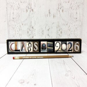 Class of 2026 Graduation Photo Prop Sign | Wooden Senior Picture Prop | High School Graduation Photography image 18