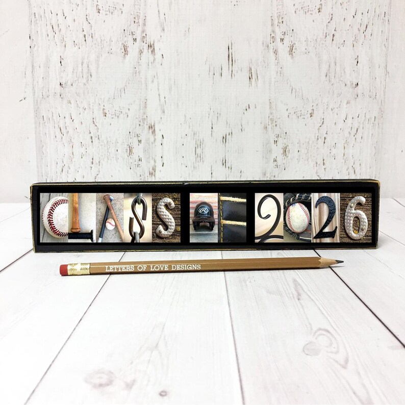 Class of 2026 Graduation Photo Prop Sign | Wooden Senior Picture Prop | High School Graduation Photography image 18