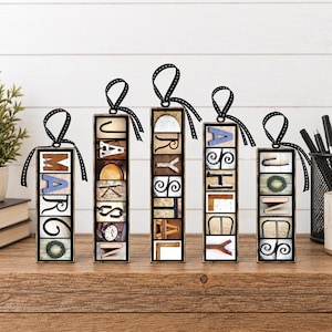 Bulk Coworker Christmas Gifts, Employee Gift, Personalized Wooden Name Ornaments, Office Gifts for Staff, Holiday Gifts, Corporate Bulk Gift
