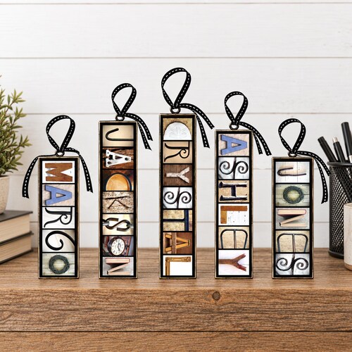 Bulk Coworker Christmas Gifts, Employee Gift, Personalized Wooden Name Ornaments, Office Gifts for Staff, Holiday Gifts, Corporate Bulk Gift