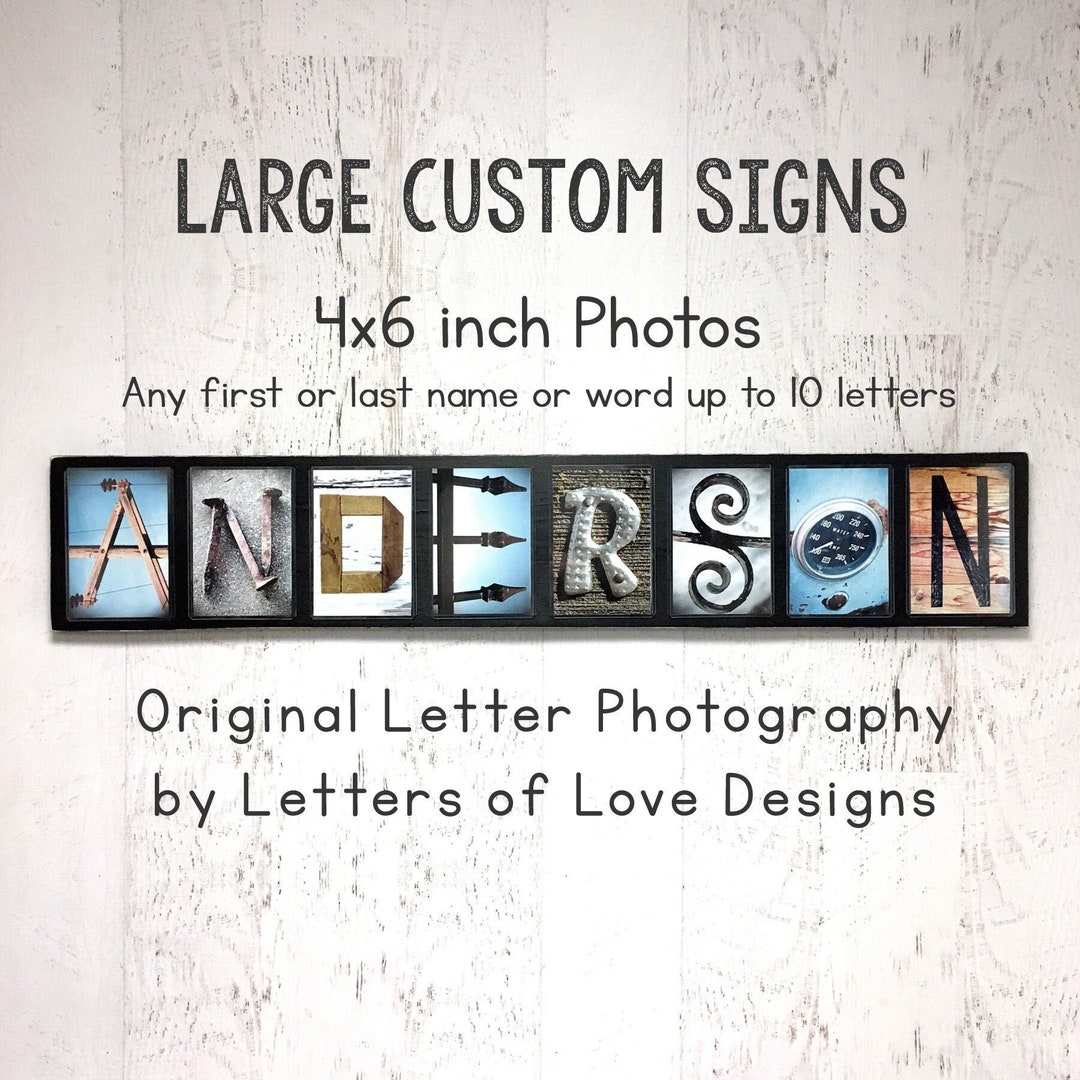 Photo Letter Art Alphabet Photography, 4x6 Picture, Letter Picture