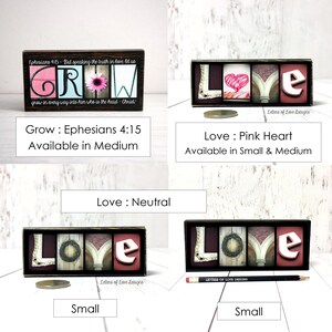 Christian Gifts & Scripture Wall Art | Faith Based Home Decor | Bible Verse Wood Signs | Christian Wall Art | Religious Home Decor Bild 10