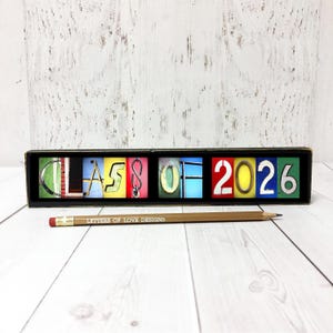 Class of 2026 Graduation Photo Prop Sign | Wooden Senior Picture Prop | High School Graduation Photography image 16