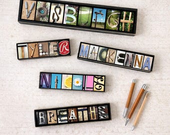 Custom Last Name Sign, Photo Letters Art, Personalized Home Decor, Last Name Wall Art, Last Name Wood Sign, Wedding Signs, ABC Wall Art Sign