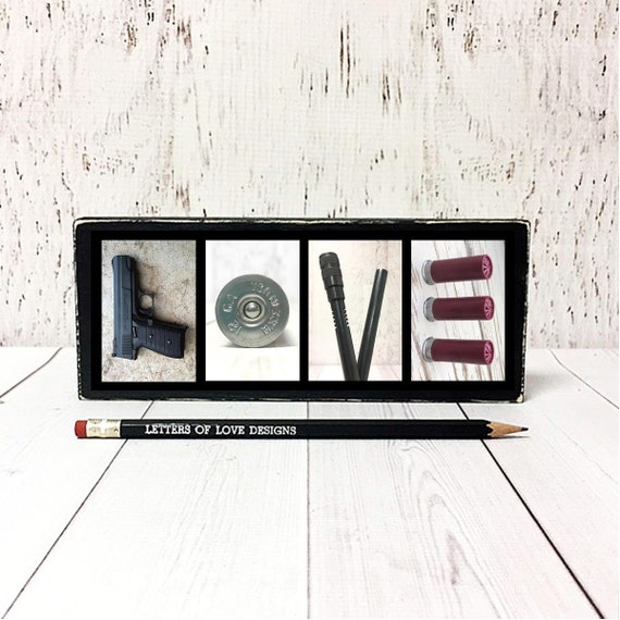Gun Gifts Gun Sign Gun Love Sign Bullet Gift Gun Photo Etsy