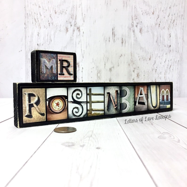 Male Teacher Gifts for Teachers, Teacher Appreciation Gift, Personalized Teacher, Masculine Teacher Name Sign, Classroom Decor, Last Name image 7