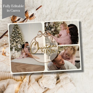 Photography Christmas Gift Certificate Template Photographer Gift Card Canva Template Photography Gift Voucher Photography Gift Card