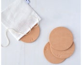 Personalized Leather Coasters - Monogrammed - Genuine Leather- Free shipping over 50 to the USA
