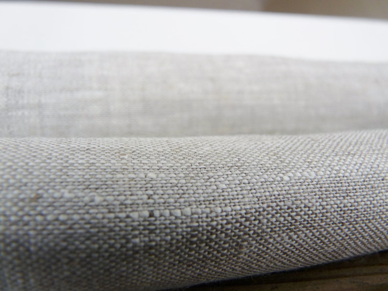 Perfect for bedding pillowcases Solid Oatmeal linen Linen by the yard apparel.Free Shipping over 50 to USA interior design