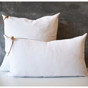 Off-white Washed Linen Pillow