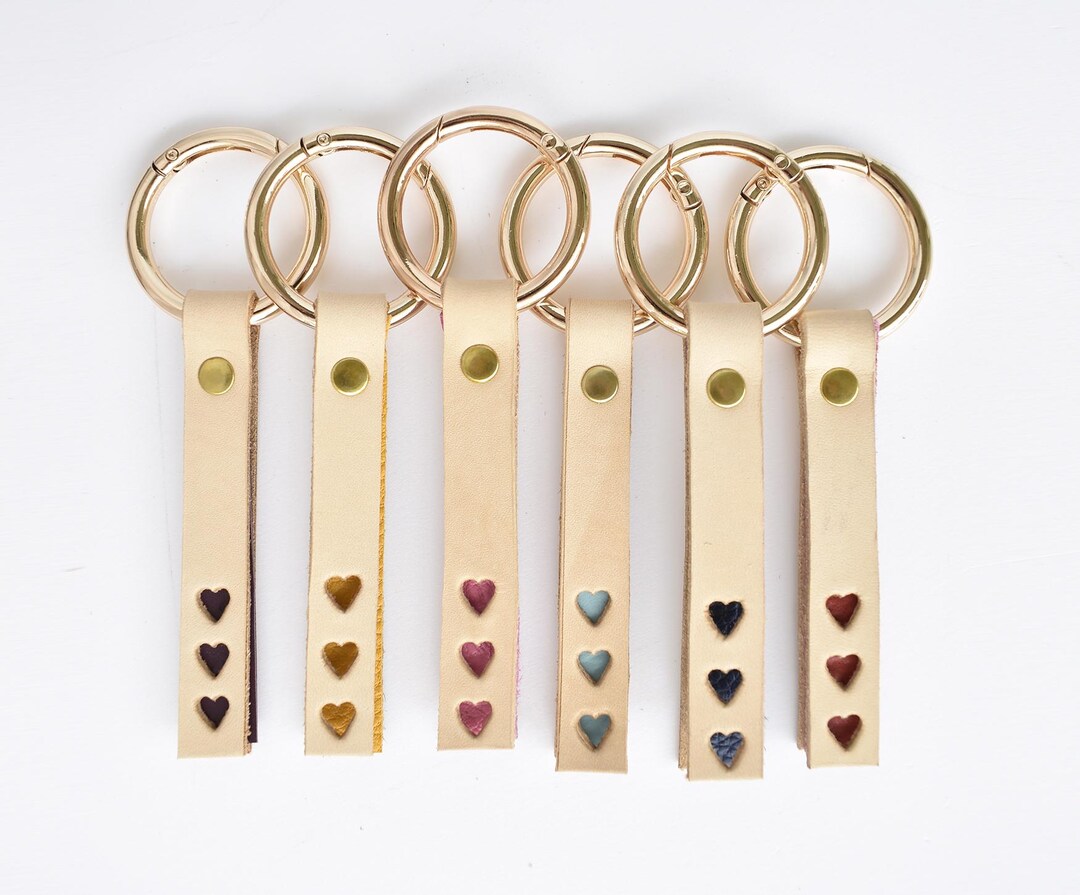 Heart Keychain Ricky Martin Triple Heart Keychain - Etsy