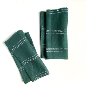 Green Dots Napkins Set of 2 image 1