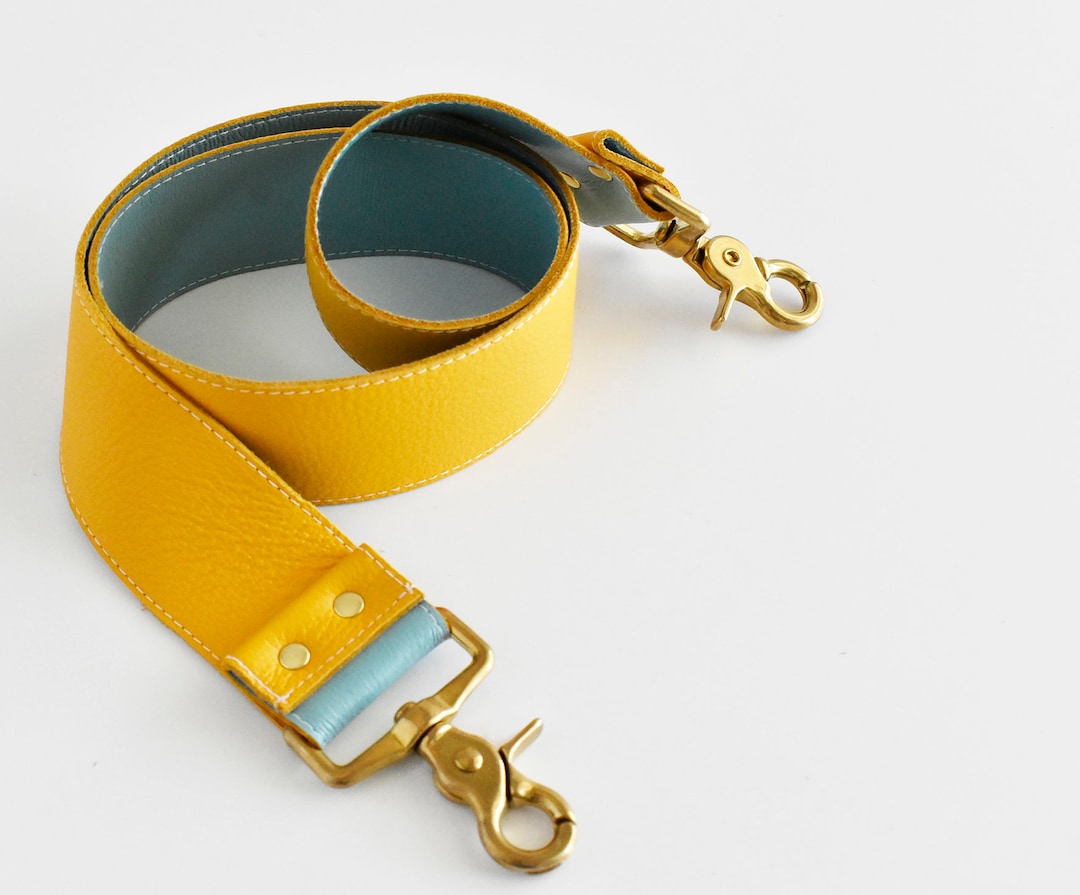 Genuine Leather Bag Strap. Handmade Replacement Strap for Totes and