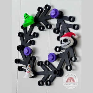 Nightmare Holiday Wreath, Jack Skellington Zero and The Boogie Man
