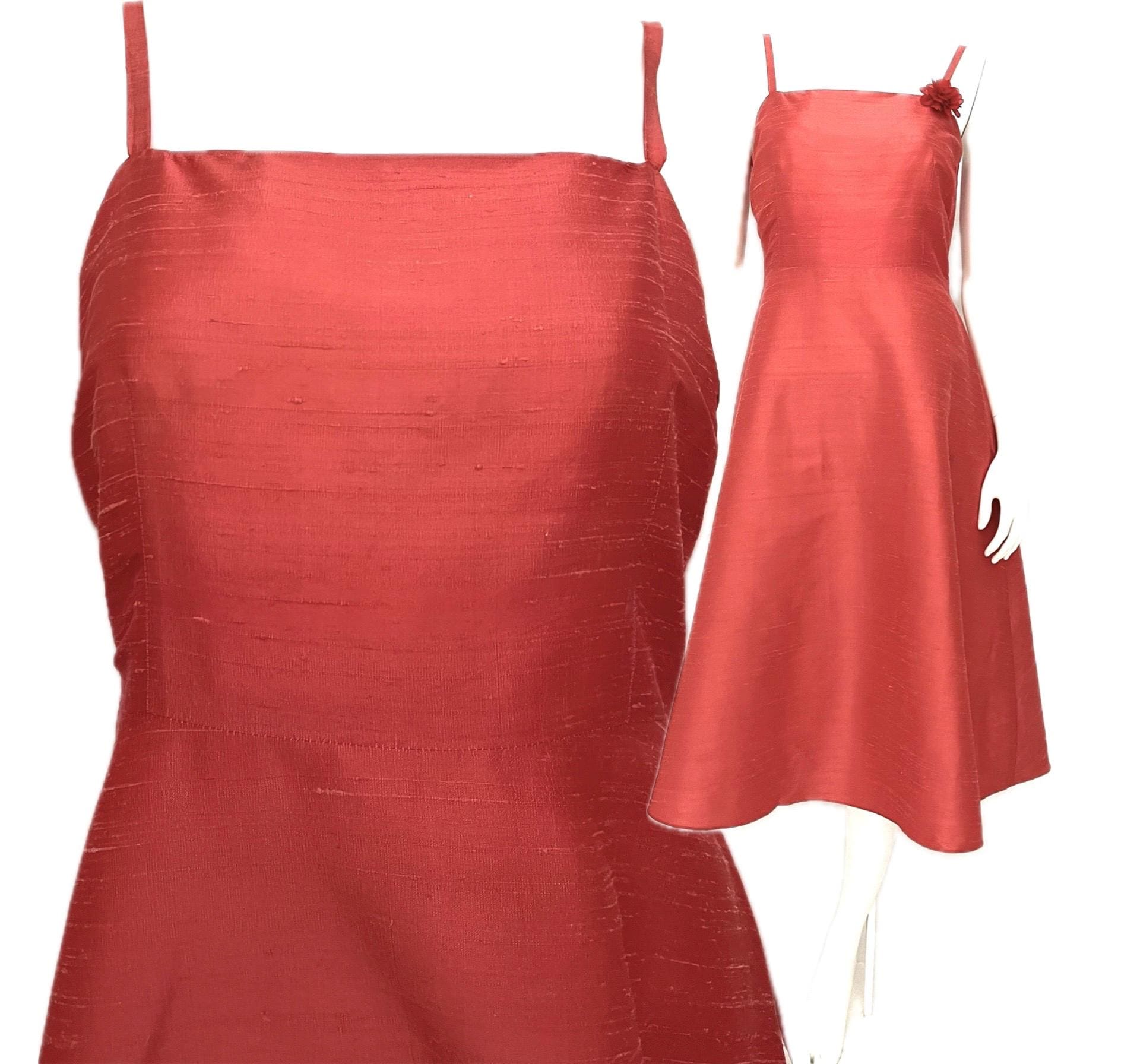 red 90s prom dress Fitted Halter Neck Black and Red Vintage 90s Party Dress – daisystyledress