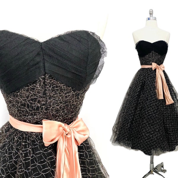 1950s Prom Dress Etsy