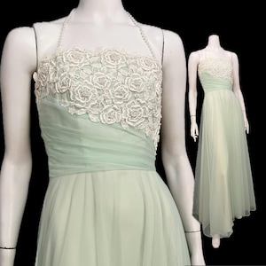 etsy mint green dress Fabulous Teal Wedding Dress with Intensive Beaded Lace Appliqué main image 1