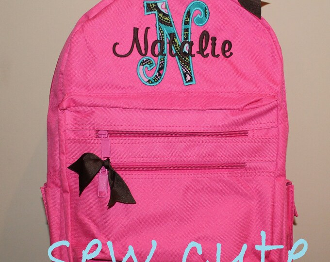 Monogrammed Backpacks Etsy