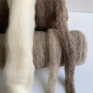 4 oz. Southdown for Spinning Multiple Natural Shades image 5