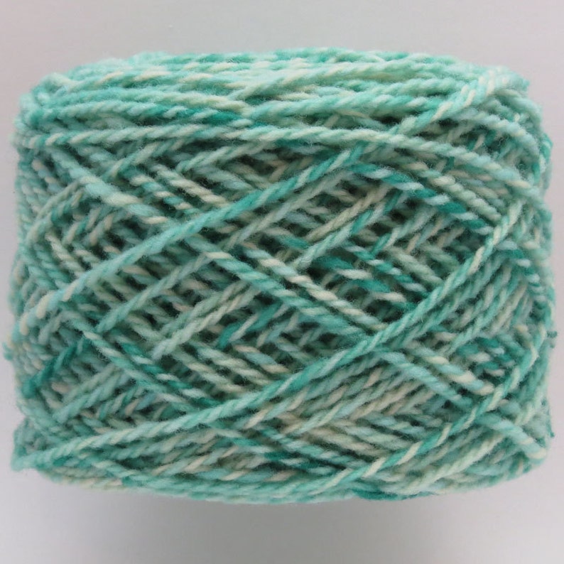 Hand dyed Worsted wt 2 ply Babydoll Southdown Yarn
