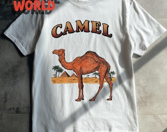 Camel T-Shirt Vintage Desert Animal Tee, Camel Lover Gift, Safari Graphic Shirt