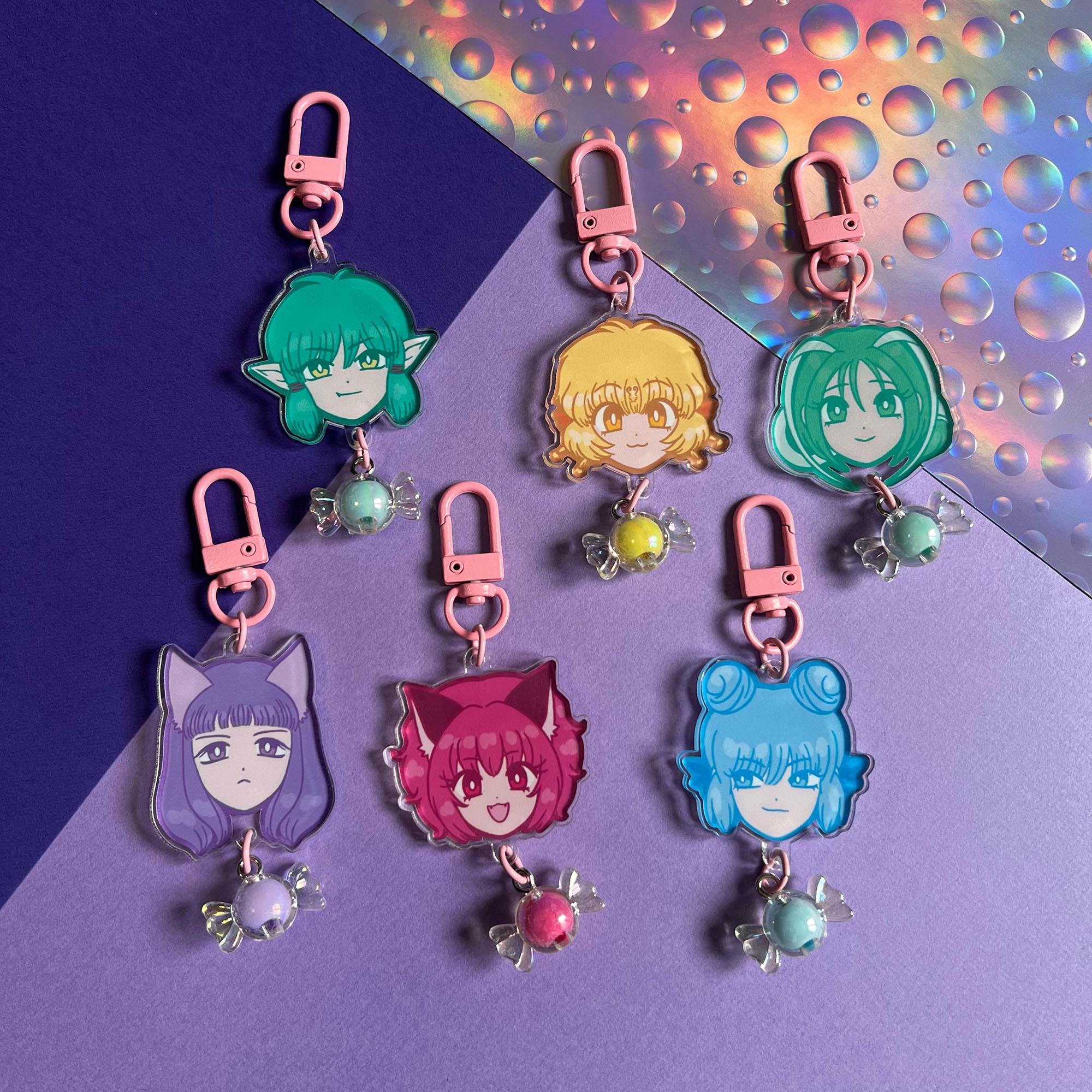 Tokyo Mew Mew Candy Acrylic Keychain - Etsy