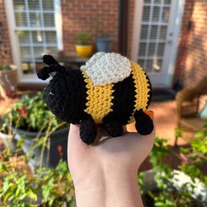 NO-SEW Crochet Chubby Bee Pattern Amigurumi