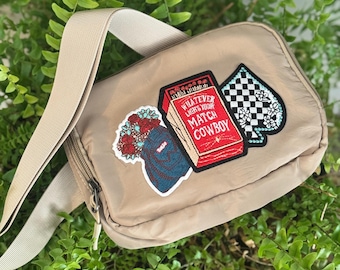 western cowboy patch crossbody bag - NFR bag - concert bag