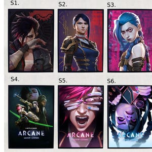 Poster di Arcane League LoL STAGIONE 1 STAGIONE 2