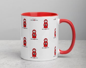 The Red Cutie Mug with Color Inside