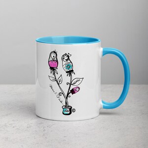 Ink Pot Mug with Color Inside