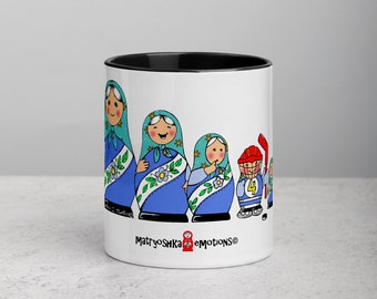 One Of a Kind Mug with Color Inside