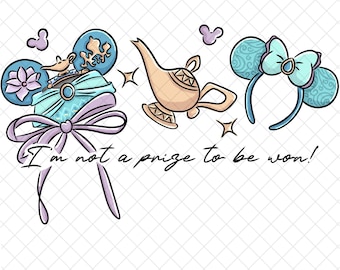 Jasmine Doodle PNG: Magical Kingdom Digital Paper (12x12 inches) (Digital Download