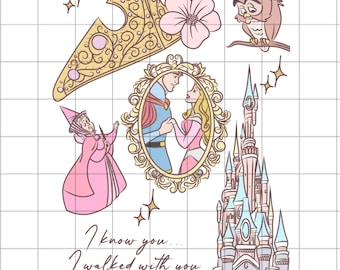 Princess Doodle PNG: Magical Kingdom Design (Digital Download)