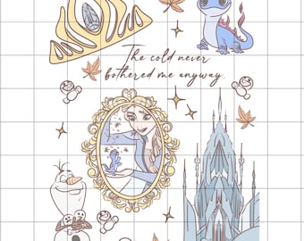 Princess Doodle PNG: Magical Kingdom Design (Digital Download)